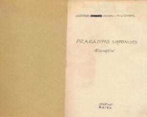 „PRARADIMO SIMFONIJOS“