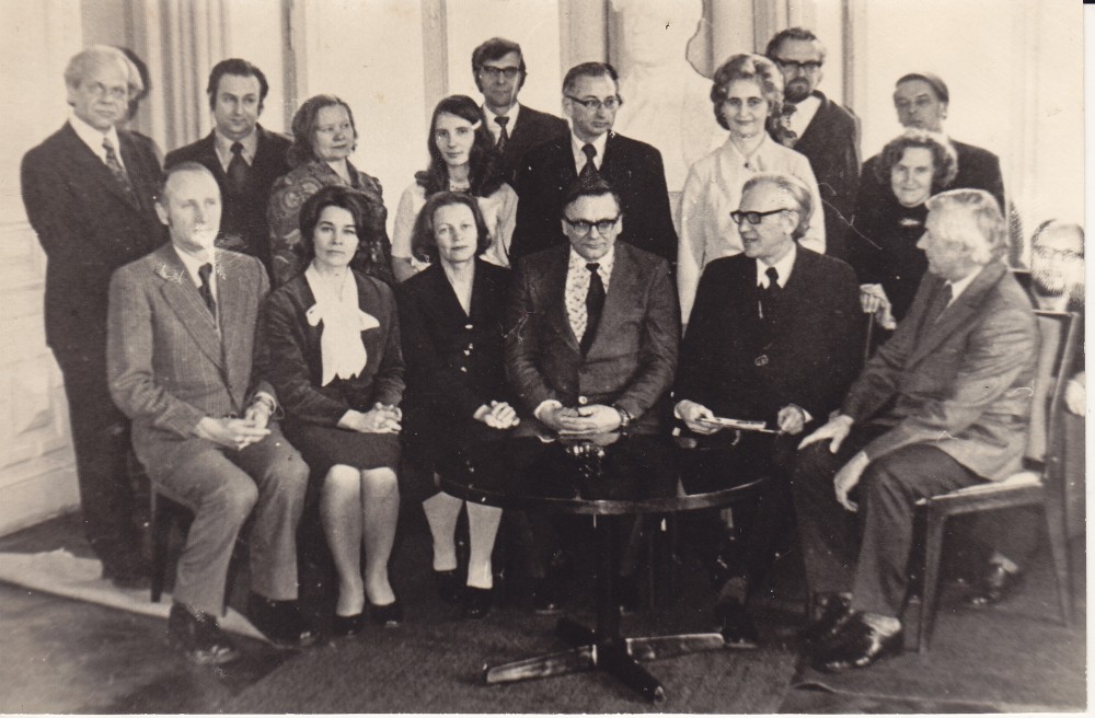 „Pergalės“ redakcija. 1976 m.