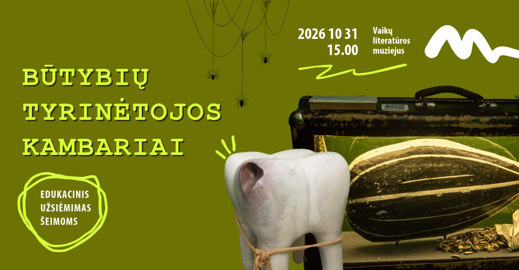 Edukacinis užsiėmimas šeimoms „Būtybių tyrinėtojos kambariai“